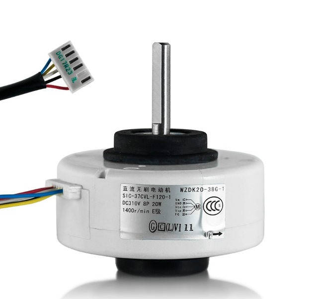 All New Air Conditioning Motor DC Brushless WZDK20-38G-1(RD-310-20-8-3) WZDK20-38G(ZKFP-20-8-6) SIC-37CVL-F120-1 Fan Motor LV