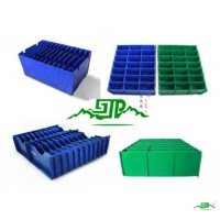 Caja de Archivo de Oficina de Plástico PP con Logotipo Personalizado, Corrugada, Plegable, Apilable, Ecológica, Impermeable, Antiestática y con Protección UV