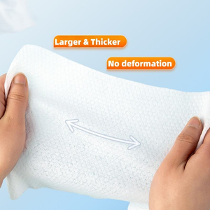 Großhandel Weijing M-195 Umweltfreundliche Spülbare Baby Hand- und Gesichtstücher 80 Stück Sanfte Extra Weiche Vliesstoff-Formel für Empfindliche Haut - Product Image 3