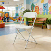 Chaise d'étude pliable minimaliste avec pieds antidérapants, chaise pliante pour la maison, le dortoir, le bureau, pour une utilisation quotidienne