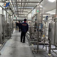 Machine de traitement automatique de boissons de pasteurisateur de Htst pour la ligne de lait de yaourt contrôle de vapeur de bonne qualité