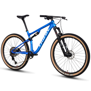 Vélo de montagne à suspension intégrale en carbone <span class=keywords><strong>TRIFOX</strong></span> T800 léger 29er MTB avec fourche à air de 140 mm et frein à disque hydraulique - Product Image 1