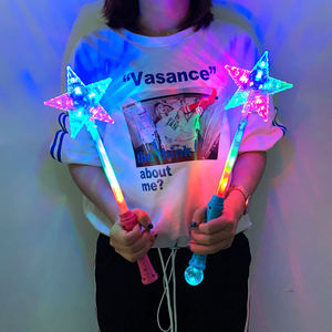 Grosir perlengkapan pesta tongkat bintang tongkat menyala LED menyala - Product Image 3