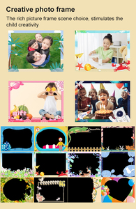Cámara Digital Infantil Yuniq <span class=keywords><strong>Mini</strong></span> 1080P 400Mah con Pantalla HD de 2.0 Pulgadas, Diseño de Unicornio, Juguete con Pegatinas de Fotos y Vídeos, Cámara para Niños D12M - Product Image 3