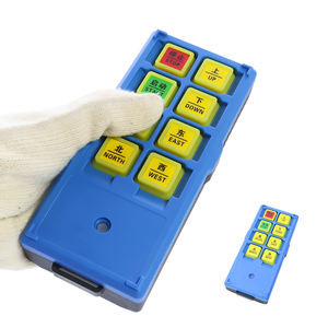 Reliable Anti Shock 6 Buttons Single Speed Construction Lift Hoist Industrial <b>Wireless</b> Remote <b>Control</b> - Product Image 2