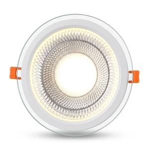 Iluminación Interior de Alta Durabilidad, 3 Colores en Uno, Empotrada en el Techo, 5w 7w 10w 15w 25w, Lámpara de Techo LED COB de Vidrio - Product Image 5