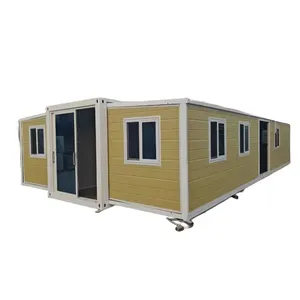 Prefabricated Extendable Houses For Sale Luxury 20ft 40ft 3 Bedrooms Expandable Container House Homes Modern Design Camping