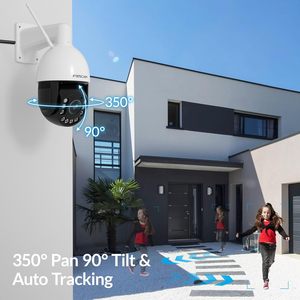 Foscam 4MP Wifi Ngoài Trời PTZ Máy Ảnh 18X Zoom Quang Học Tầm Nhìn Ban Đêm 350 ° Pan 90 ° Nghiêng Hai-Cách Âm Thanh Tự Động Theo Dõi Cho Nhà An Ninh - Product Image 5