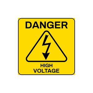 निर्माण का उपयोग खतरा उच्च वोल्टेज संकेत विद्युत शॉक खतरा अधिकृत हार्ड टिकाऊ प्लास्टिक सुरक्षा संकेत बोर्ड - Product Image 4