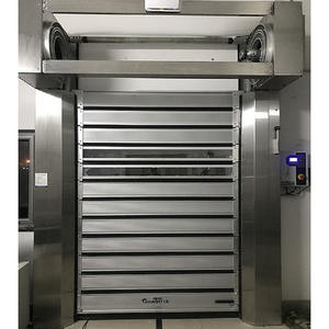 Vente directe de porte rapide industrielle intelligente en aluminium <span class=keywords><strong>à</strong></span> enroulement rapide, porte spirale extérieure <span class=keywords><strong>à</strong></span> grande vitesse, porte spirale rigide - Product Image 1