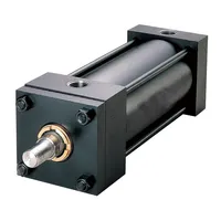 Cylindre hydraulique télescopique à simple effet pour usine sidérurgique, résistant aux extrêmes de température et aux matériaux thermorésistants