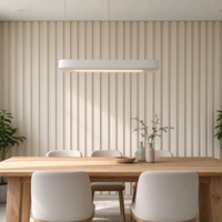 Panneau mural rainuré en WPC blanc mat, revêtement mural imperméable, décoration intérieure, fond de télévision, décoration de la maison avec design graphique