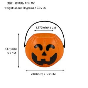Mini seau à bonbons en PVC pour Halloween - Style dessin animé - Product Image 5