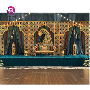 Mehraab vòm ảnh <span class=keywords><strong>Backdrop</strong></span> hồi giáo cong kim loại Cấu trúc khung sự kiện hồi giáo lễ sân khấu đứng trang trí đám cưới <span class=keywords><strong>Backdrop</strong></span> - Product Image 3