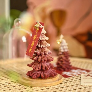 Venta al <span class=keywords><strong>por</strong></span> <span class=keywords><strong>mayor</strong></span> caja de regalo árbol de Navidad vela perfumada Navidad piña decoración del hogar modelado vela perfumada de Navidad - Product Image 6