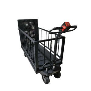 Elektrische batterij-aangedreven kar met 400W vermogen, 500 kg draagvermogen en hek voor gebruik in de tuin. - Product Image 5