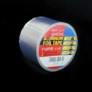 Fita Isolante de Alumínio Sem Forro, Ativada por Água, Resistente ao Calor, para Selagem de Dutos na Construção - Product Image 3