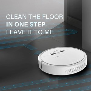 3-in-1 Automatic Robot Vacuum Cleaner: Wet-Dry <b>Mopping</b> & Sweeping for Effortless Home <b>Cleaning</b> - Product Image 2