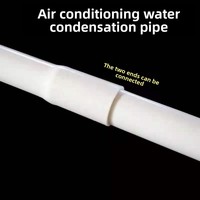 Tuyau de drainage rigide en PVC pour climatiseur Zhongcai avec extrémité évasée 25mm/32mm