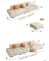 Canapé-lit modulaire moderne inclinable en similicuir 3 places, design d'angle en L, avec pieds en bois et mousse confortable