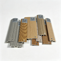 Plinthes murales modernes écologiques en PVC et SPC blancs, accessoires de revêtement de sol pour hôpitaux, hôtels et appartements