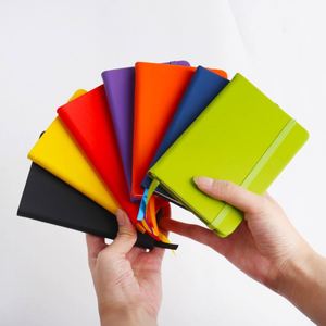 A6 Super <b>Mini</b> Hardcover Diary Soft Pocket Printing 100-Sheet Memo <b>Notebook</b> with PU Leather Cover Gift - Product Image 2