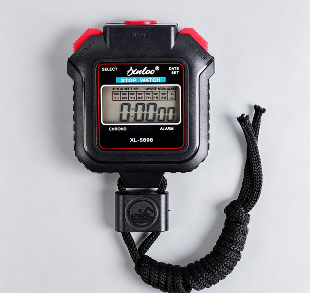 Wholesale Multi-Function Digital Sports Stopwatch Large Display Alarm Timer Single Lap Split Electronic Chronograph Operation