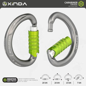 Mosquetón de Seguridad Semicircular Automático Serie H de Xinda, Aleación de Aluminio, para Escalada y Montañismo al Aire Libre - Product Image 5