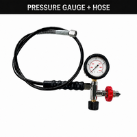 Pièces de compresseur d'air respiratoire en acier inoxydable compatibles BAUER, soupape de sécurité, manomètre, tuyau de charge 330 bar, plongée sous-marine