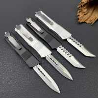 Couteau de poche compact MT Troodon A11 EDC, lame en acier 8Cr14MoV, manche en aluminium avec étui en nylon pour le camping en plein air, la chasse