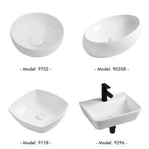 Kidoir, Lavabo Bol <span class=keywords><strong>Vasque</strong></span> <span class=keywords><strong>Salle</strong></span> <span class=keywords><strong>de</strong></span> <span class=keywords><strong>Bain</strong></span> en Céramique Certifié cUPC, Évier à Poser sur Comptoir, Bassin à Main en Porcelaine - Product Image 5