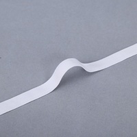 Bande élastique plate tressée en Stock, disponible en noir et blanc, 3mm, 4mm, 5mm, 6mm, 7mm, 8mm, 10mm, 12mm, 15mm, sandales tricotées
