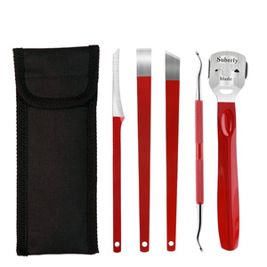 Pedicure Knife Set Stainless Steel Long Handle Professional Callus Remover For Dead Skin Thick Nails Ingrown Toenails - Product Image 3