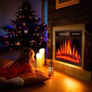 Mobile soggiorno 23 pollici piccolo fornello elettrico telecomando moderno Rv Led inserto camino - Product Image 6