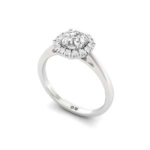 Bague solitaire de luxe fantaisie en or plaqué 10 carats avec diamant CVD de laboratoire en grappe octogonale et ronde, bijoux de fiançailles pour femme - Product Image 4