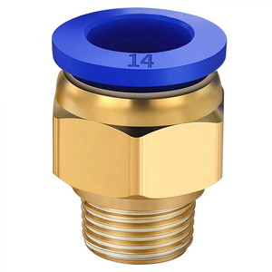 High Quality Pneumatic Air Tube Fittings Male NPT Thread <b>Quick</b> <b>Connector</b> Air Line <b>Quick</b> Connect Straight Male Pneumatic Fittings - Product Image 6