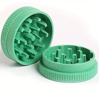 55mm 2 couches bioplastique écologique broyeur écologique broyeur d'herbes tabac broyeur d'herbes biodégradable broyeur d'herbes