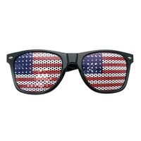 Gafas de sol con pegatinas de agujero estenopeico de la bandera de la Eurocopa 2026 del Torneo Internacional de Fútbol, regalo y artículos para fiestas y celebraciones