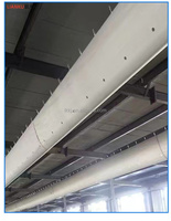 Prix direct usine Conduite d'air textile flexible haute pression durable ignifuge Norme nationale pour usage commercial