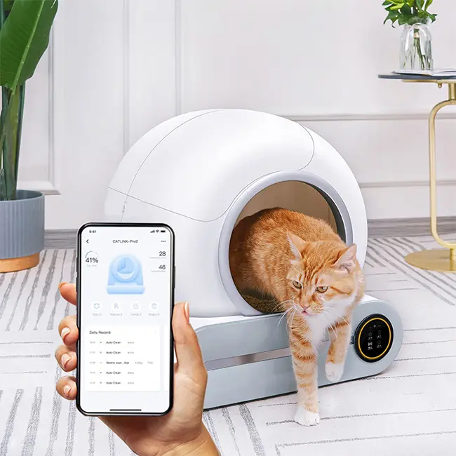 Smart Cat Litter Box - Automatic Cleaning & APP Control