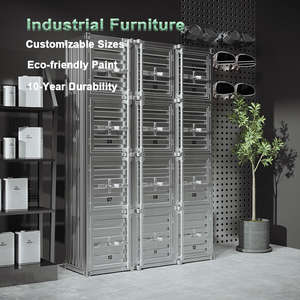 Armoire en fer robuste de grande capacité placard <span class=keywords><strong>casier</strong></span> en acier industriel pour <span class=keywords><strong>atelier</strong></span> Commercial cuisine hôtel ensemble de meubles de salle de sport - Product Image 3