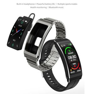 Nueva tendencia K13S Smartwatch Fitness Tracker BT Call Sport Ritmo cardíaco 2 en 1 <span class=keywords><strong>Talkband</strong></span> K13 Smart Band para Android e Ios - Product Image 3