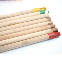 Produits moins de 1 dollar Chine gros balais manche en bois naturel bûches de bois rondes pour balais et vadrouilles