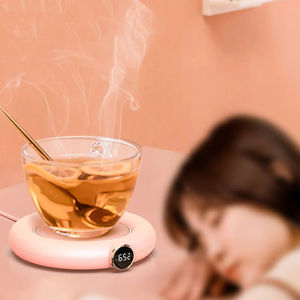 Chauffe-tasse à café électrique réglable-Sous-verre chauffant léger pour la maison et le bureau, température constante pour le lait et les boissons chaudes - Product Image 3