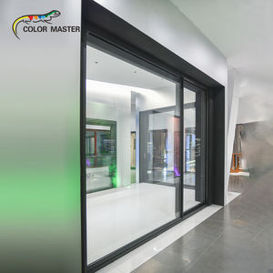 ระบบหน้าต่างอลูมิเนียมแบบพาโนรามา ยก-เลื่อน รุ่นใหม่ กระจกสองชั้น สำหรับสำนักงาน อาคารพาณิชย์ บ้านพักตากอากาศ และห้องครัว - Product Image 2