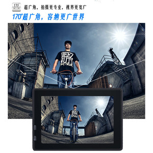 กล้องแอคชั่น 4K จอคู่ กันน้ำลึก 30 เมตร สำหรับดำน้ำและขี่มอเตอร์ไซค์ - Product Image 2