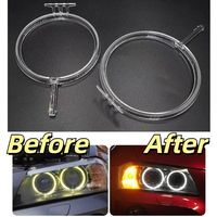 Bande de guidage de phare de voiture Liwiny, anneau de lampe LED, tube de feux de jour DRL pour X3 F25 2011 2012 2013
