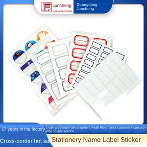 Etiqueta Adhesiva Personalizada de Fábrica <span class=keywords><strong>para</strong></span> Papelería, Resistente al Agua, Removible, de Plástico, <span class=keywords><strong>para</strong></span> Mochilas Escolares, Estuches de Lápices y Vasos - Product Image 2