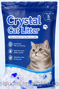 Litière pour chat en gel de silice de qualité supérieure, sable cristallin pour chat, 1,6 kg, haute absorption, contrôle des odeurs, vente en gros - Product Image 1