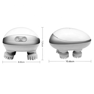 Massageador elétrico de silicone ecológico, massageador de cabeça para cabelo, couro cabeludo, à prova d' água - Product Image 5